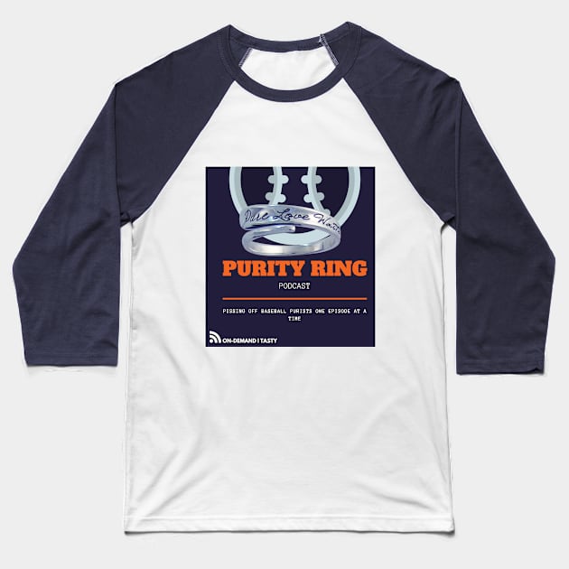 Purity Ring Pod T-Shirt Baseball T-Shirt by Real Guy Radio Merch